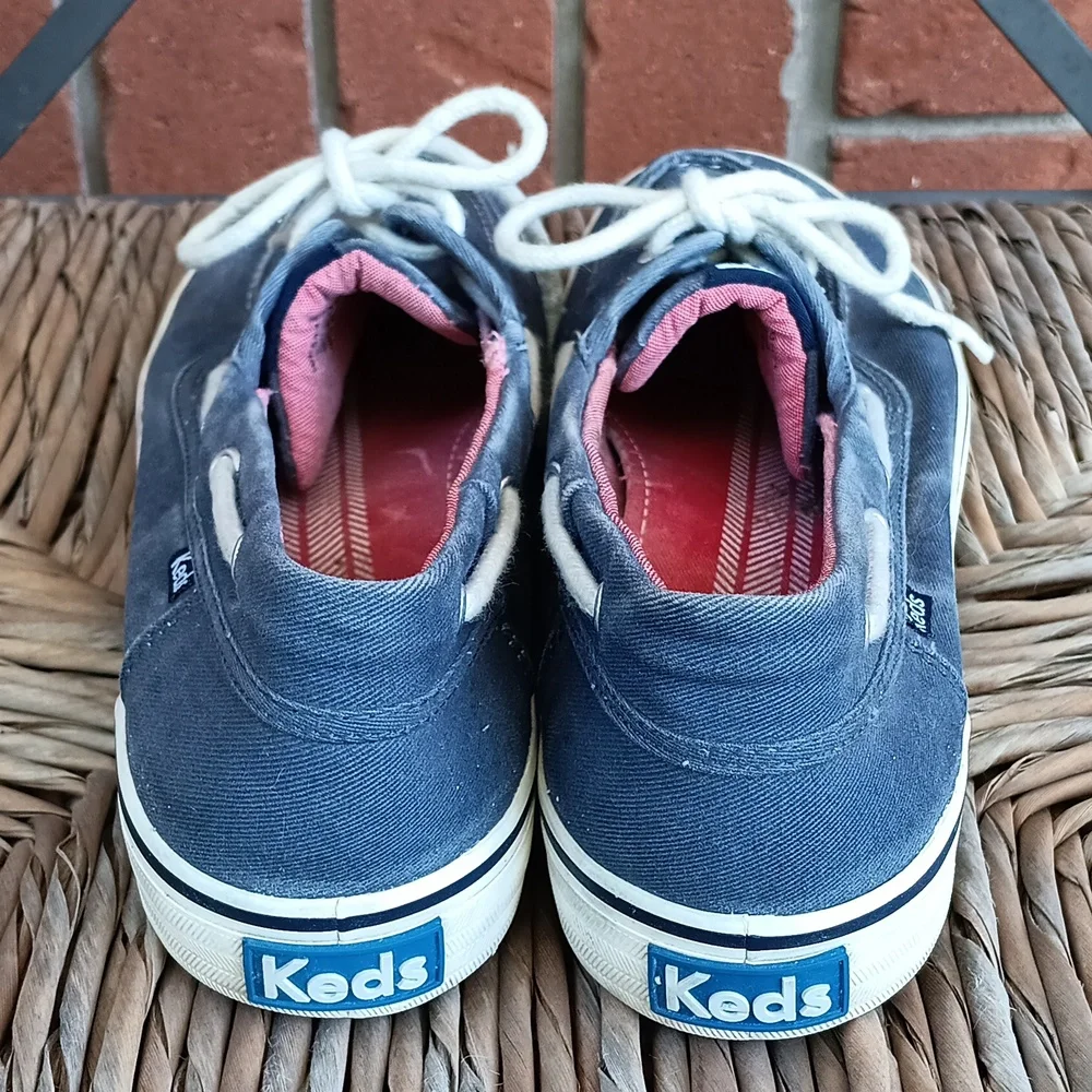 # Keds blue canvas Deck Boat Shoes - Picture 3 of 12